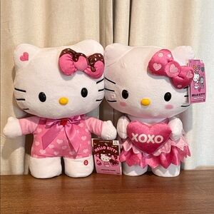 Hello Kitty Valentines Day Animated Plush (set of 2)